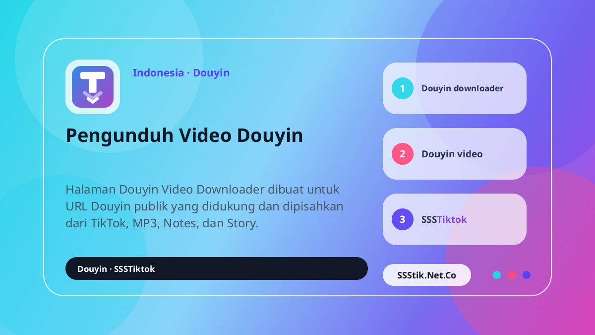 Apa itu Douyin Video Downloader? - SSSTikTok