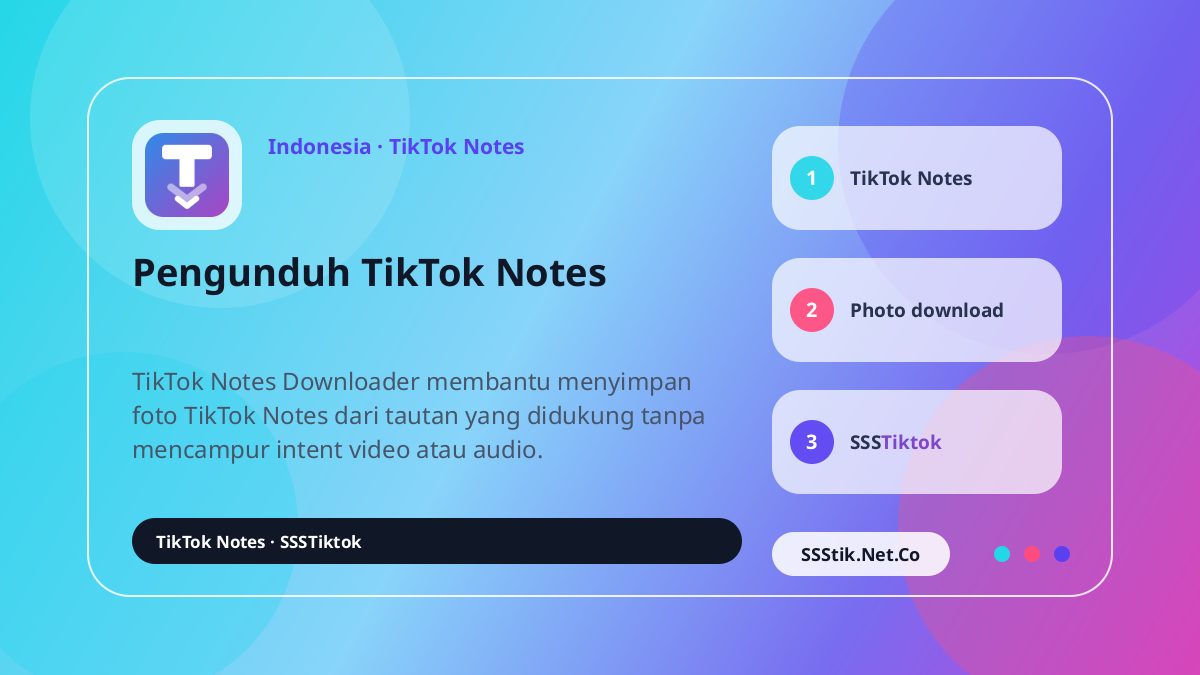 Apa itu TikTok Notes Downloader? - SSSTikTok