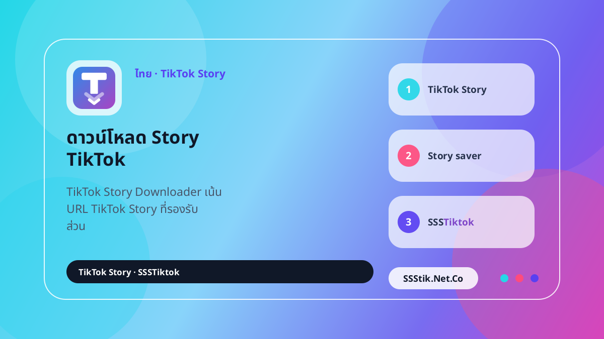 TikTok Story Downloader คืออะไร? - SSSTikTok